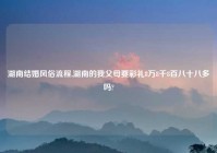湖南结婚风俗流程,湖南的我父母要彩礼8万8千8百八十八多吗?