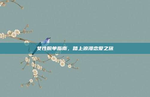 女性脱单指南,踏上浪漫恋爱之旅