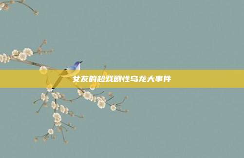 女友的超戏剧性乌龙大事件