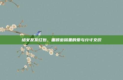 给女友发红包,面额密码里的爱与分寸交织