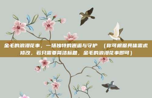 金毛的浪漫花事,一场独特的邂逅与守护 (你可根据具体需求修改,若只需要简洁标题,金毛的浪漫花事即可)