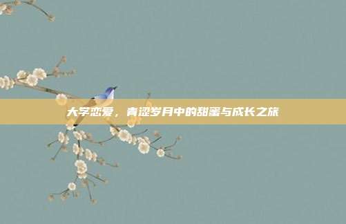 大学恋爱,青涩岁月中的甜蜜与成长之旅