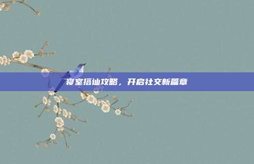 寝室搭讪攻略，开启社交新篇章